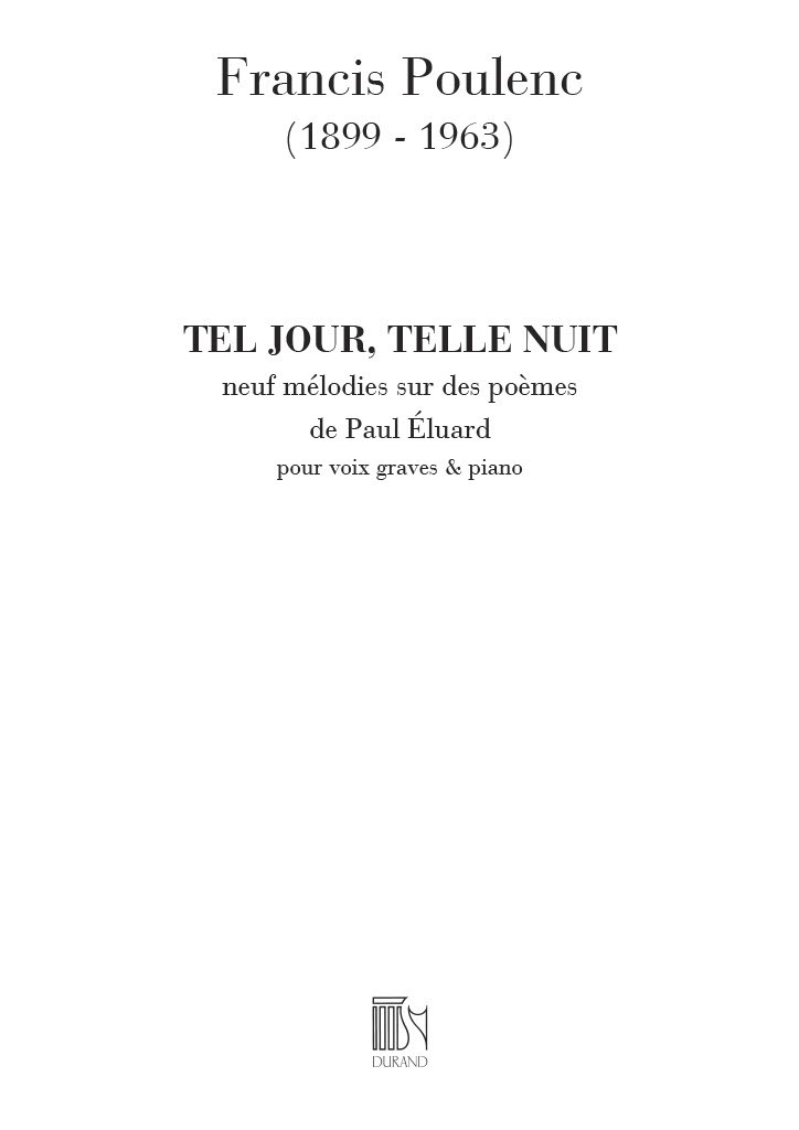 Tel Jour Telle Nuit